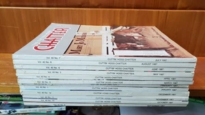 LOt 12 Cuttin' Hoss Charter National Cutting Horse Magazine ~ Complete Year 1987 - Picture 1 of 4
