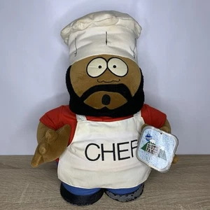 Vintage 1998 South Park Large Plush - Chef - 14 Inch - Picture 1 of 13