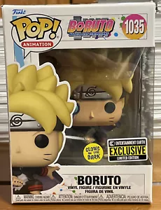 Boruto Funko Pop #1035 Glow In The Dark Entertainment Earth Ex. Naruto GITD - Picture 1 of 6