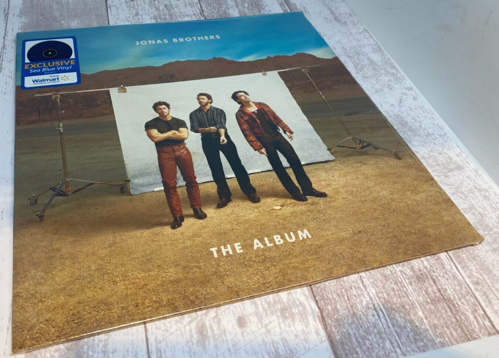 Jonas Brothers ‎The Album Exclusive Limited Edition Sea Blue Colored Vinyl LP