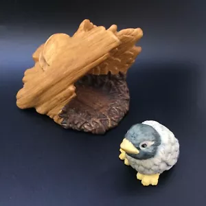 Franklin Mint Porcelain Woodland Surprises Figure Bluebird Jacqueline Smith 1984 - Picture 1 of 6