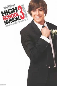 HIGH SCHOOL MUSICAL 3 (2008) Original Movie Poster - 24 x 36 - D/S - Picture 1 of 1