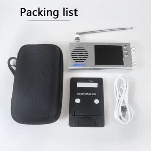 TEF6686 All Band Radio Receiver 3.2inch LCD Portable Shortwave Radios w/Antenna - Zdjęcie 1 z 17