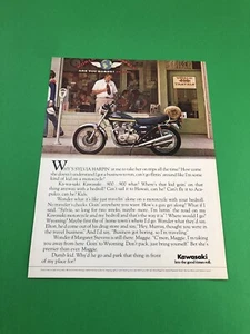 1975 1976 KAWASAKI 900 ORIGINAL PRINT AD PRINTED ADVERTISEMENT - Bild 1 von 1
