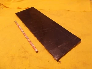 Hoja de plástico mecanizable HDPE BAR NEGRA HDPE 1/4"" x 4"" x 12"" de largo - Imagen 1 de 1
