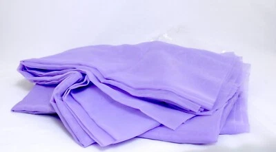 Curtain Lavender Organza Backdrop 60X168 Drapery Rod Pocket Hem - Image 1 of 3