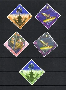 S2509 Jordan 1965 Space Achievements IMPERF 5v.   MNH - Imagen 1 de 1