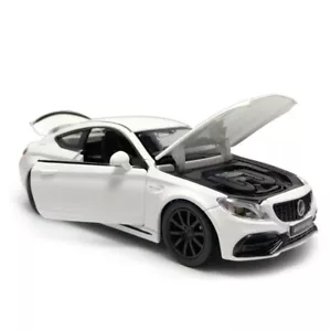 1:32 C63S AMG Diecast Modellauto Spielzeug fur Kinder Jungen Geschenke Weiß - Bild 1 von 12