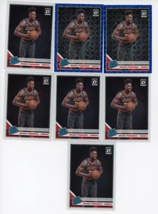 8 Card Lot 2019-20 PANINI DONRUSS OPTIC BRUNO FERNANDO BLUE PINK BASE  RC - Picture 1 of 2