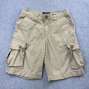 Polo Ralph Lauren Shorts Boy Youth 8 Chino Cargo Preppy Baggy Loose Khaki Beige - Picture 1 of 10