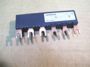 NEW SIEMENS 3RV1915-5DB 3 POLE 2 POSITION LINE SIDE FEEDER BUSS BAR P2471 - Bild 1 von 3