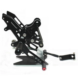 CNC Rearsets Foot Pegs Rear set For Honda Grom MSX125 2019 BLACK - Picture 1 of 8