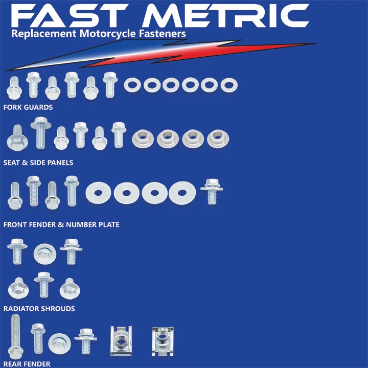 Kits de pernos de plástico y carrocería YZ 125 1993-1995 - CADA SUJETADOR QUE NECESITAS - GARANTIZADO Foto 1 de 1