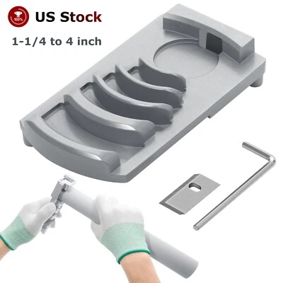 PVC Pipe Deburring Tool 6 Pipe Sizes From 1.25'' To 4'' for Professional Plumbe - Image 1 of 4