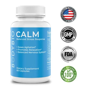 BodyBio Calm - Nervengesundheit - Taurin, Clycin, Rhodiola, Phosphatidylserin - Bild 1 von 12