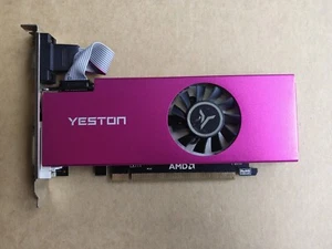 YESTON AMD Radeon RX550 4G D5 LP Graphics Card Video Card DVI HDMI VGA - Picture 1 of 5