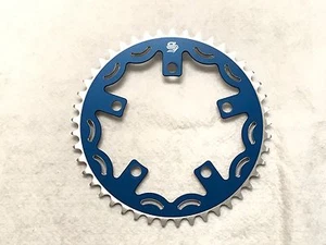 Snap BMX Products Series II 110mm 5 bolt Chainring - 45t Blue - Picture 1 of 1