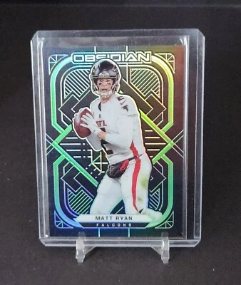 2021 Panini Obsidian Electric Etch Green #4 Matt Ryan /50 - Image 1 of 3