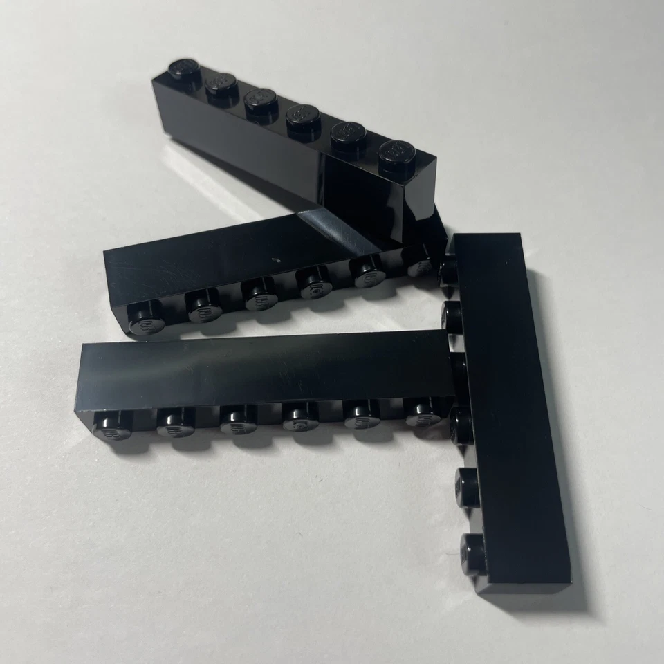 4x LEGO® 3009 300926 Baustein 1 x 6 Black schwarz  NEU New - Bild 1 von 1