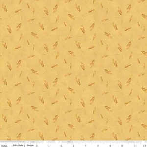 Homestead Life Weizen Gold der Hof x 43 Zoll Baumwolle Riley Blake - Bild 1 von 1