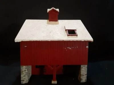 Lighted HO SCALE COUNTRY BARNWOOD MODEL Handcrafted 1990  Cornwall NY - Image 1 of 4