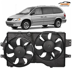 Conjunto de ventilador condensador radiador Chrysler Town & Country 1996-2000 - Imagen 1 de 5
