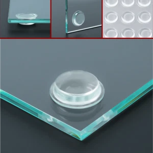 Anschlagpuffer Ø19x4mm selbstklebend Glasunterlage Gummi transparent Gummipuffer - Bild 1 von 5