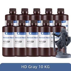(10KG HD Gris)ANYCUBIC UV Résine Standard Resin V2 pour LCD SLA Imprimante 3D - Afbeelding 1 van 9