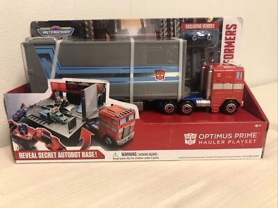 Transformers micro machines OPTIMUS PRIME Semi playset with Tracks Corvette - Image 1 of 4