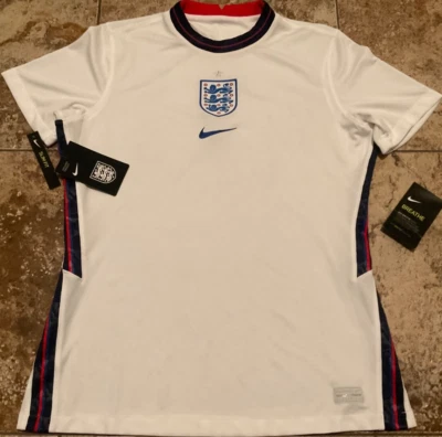 NIKE SLIM FIT JERSEY ENGLAND 20/21 STADIUM HOME JERSEY CD0895-100 ( WOMENS L ) - Image 1 of 4