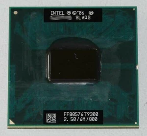 Intel Core 2 Duo Mobile T9300 2.5 GHz Dual-Core 6M 800MHz Processor Socket P CPU - Picture 1 of 2