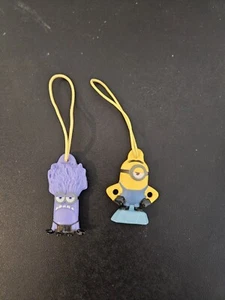 2 Portachiavi Minion Ornamenti General Mills Premi Cereali Stuart Evil Viola - Foto 1 di 6