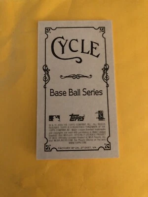 Isan Diaz RC 2020 Topps 206 Series 2 Cycle Back Parallel Marlins 18/25 - Image 1 of 2