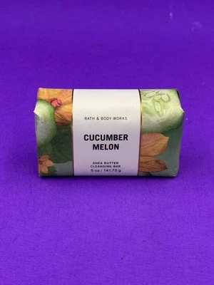 Bath & Body Works Cleansing Bar Cucumber Melon Shea Butter 5 oz Body Soap NEW - Image 1 of 2