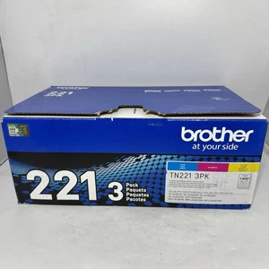 Brother TN2213PK Dreierpack (Cyan, Magenta, Gelb) Standard VERSIEGELTE BEUTEL - Bild 1 von 4
