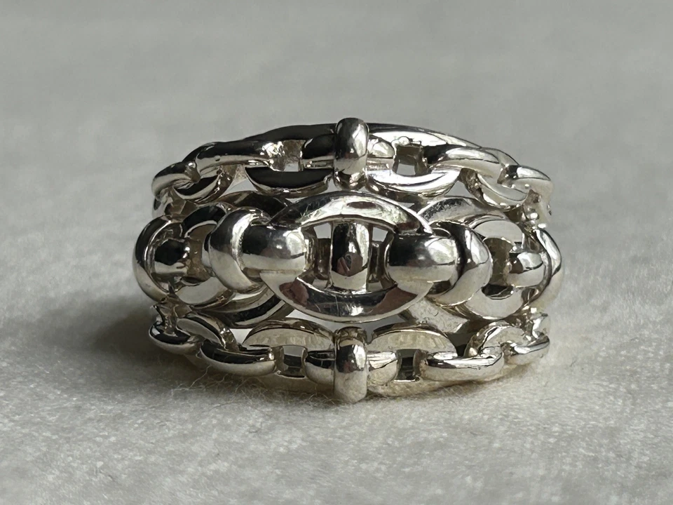 Anillo de cóctel Britlines de plata esterlina Links Of London talla 6,5 Foto 1 de 4