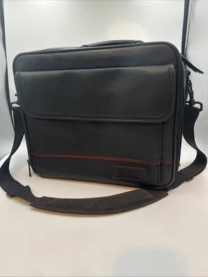 Targus черная универсальная сумка для ноутбука с плечевым ремнем винтажная кожаная модель CUN1 - Изображение 1 из 4