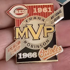 BALTIMORE ORIOLES FRANK ROBINSON 2 X AL &NL MVP Lapel Pin - Picture 1 of 1