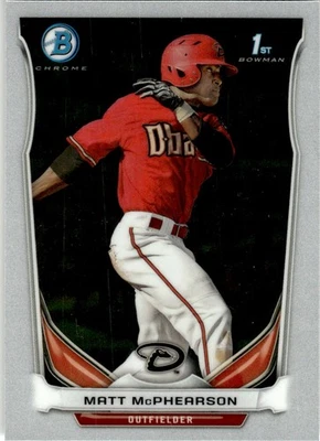 2014 Bowman Chrome Prospects Matt McPhearson Arizona Diamondbacks #BCP55 - Image 1 of 2