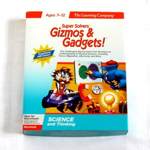 Super Solvers Gizmos & Gadgets Mac 3.5" Floppy Disks The Learning Company - Afbeelding 1 van 7