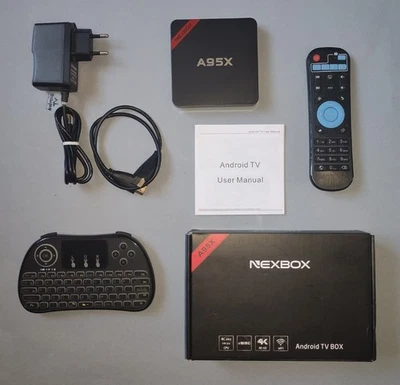 Android box TV + mini tastiera retroilluminata - Imagen 1 de 4