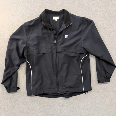 Cutter Buck Volvo Trucks Windbreaker Jacket Mens Large Navy CB WindTec Full Zip - Image 1 of 4