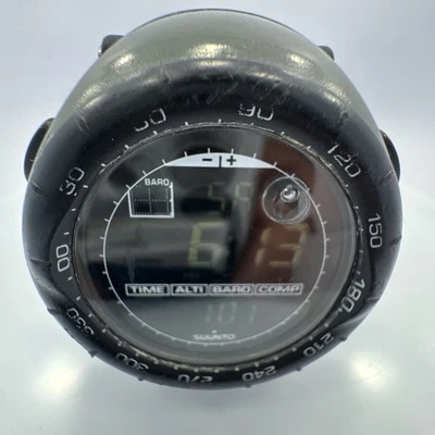 Reloj deportivo para hombre SUNNTO 84301443 esfera negra correa de silicona reloj impermeable Foto 1 de 4