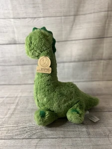 Peluche de dinosaurio Animal Adventures Little Luxuries verde suave cuello largo - Imagen 1 de 3