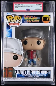 Conjunto de películas Marty in Future Regreso al futuro 962 Funko Pop! PSA 10 GEMA COMO NUEVO - Imagen 1 de 3