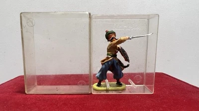 Эластолин 40 мм турецкий воин — меч и щит — Западная Германия - Изображение 1 из 4