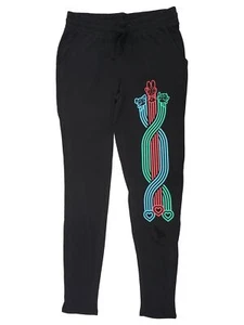 Womens Cartoon Network Powerpuff Girls Black Cotton Sleep Pant Pajama Bottoms - Picture 1 of 1