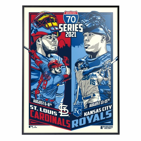 Phenom Gallery Kansas City Royals 1-70 Series Deluxe Serigraph Framed Print Cover