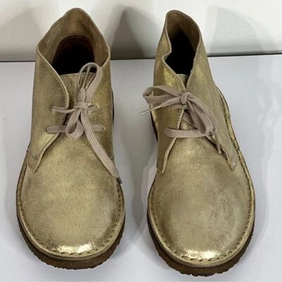 J. Crew 金色金属麂皮绒 MacAlister 长靴 — 第 1/4 张图片