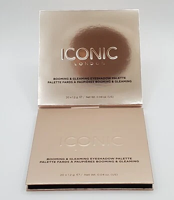 Iconic London Eyeshadow 20 Palette Shades Booming Gleaming High Pigment Neutrals - Image 1 of 4